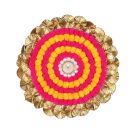 Decorative Rangoli Mat with Tealight (12*12 Inches) - Set