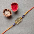 Bro Resin Rakhi for Brother - Rectangle