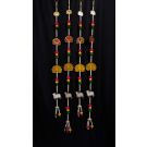 Pichwai Cow and Lotus Wall Hanging - Set of 4