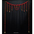 Handmade Pom-pom Strings and Toran - Red