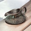 chirag style oxidized metal diya