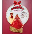 wedding hoop art - front view