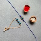 evil eye rakhi | evil eye bhaiya bhabhi rakhi set