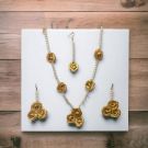 gota patti flowers jewellery set - lifestyle image