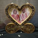 infinity heart wedding varmala preservation frame - front view