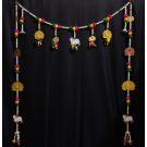 Lotus & Pichwai Cow Toran with Door Side Hangings