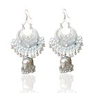 silver chandbali earrings for women