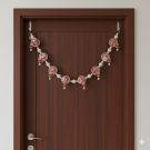 Pink pearl and floral toran - pearl toran hanging on door 