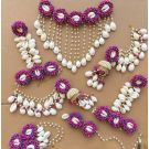 Pink Purple Shell Jewellery Set