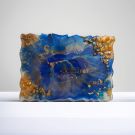 Resin Name Plate for Home - Blue & Golden