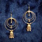 hoop rose gold earrings