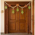Swastik Kalash Toran for Main Door | Pearl Door Toran