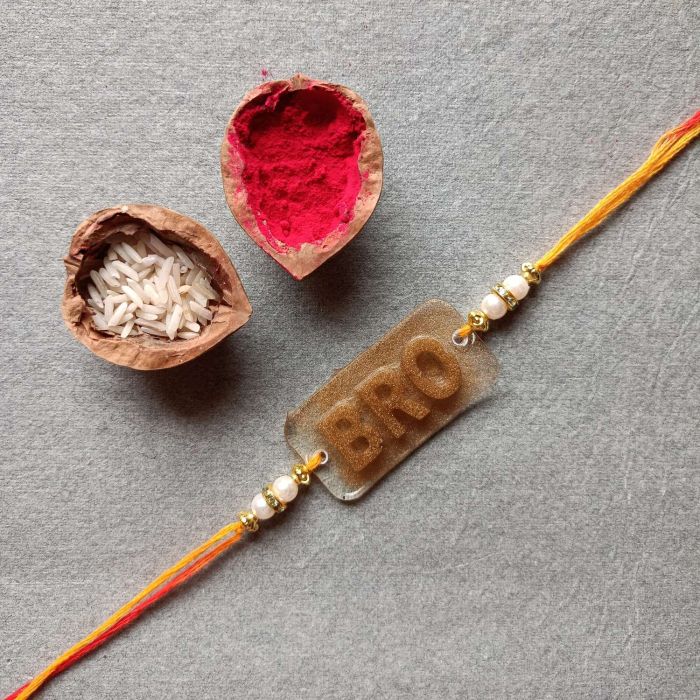 BRO resin rakhi