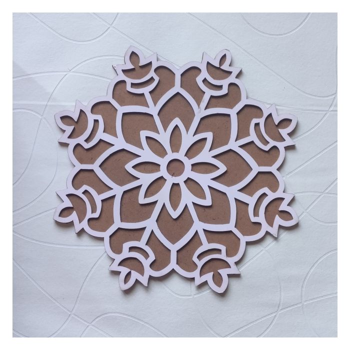 MDF rangoli board - rangoli stencil