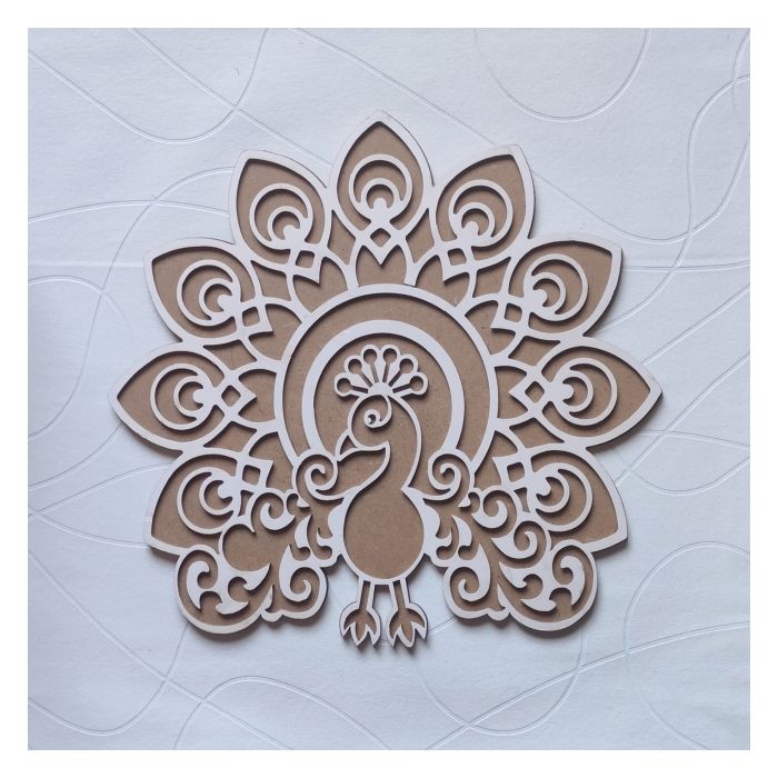 peacock rangoli stencil | peacock rangoli board