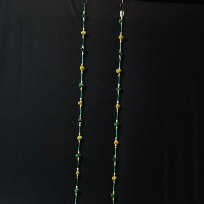 pom pom door side hangings - pair