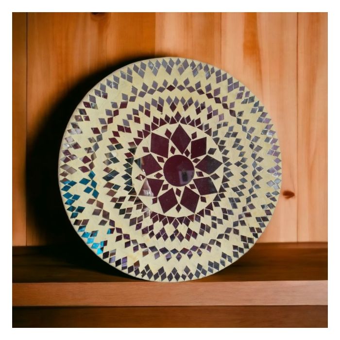 round mosaic art for home decor 