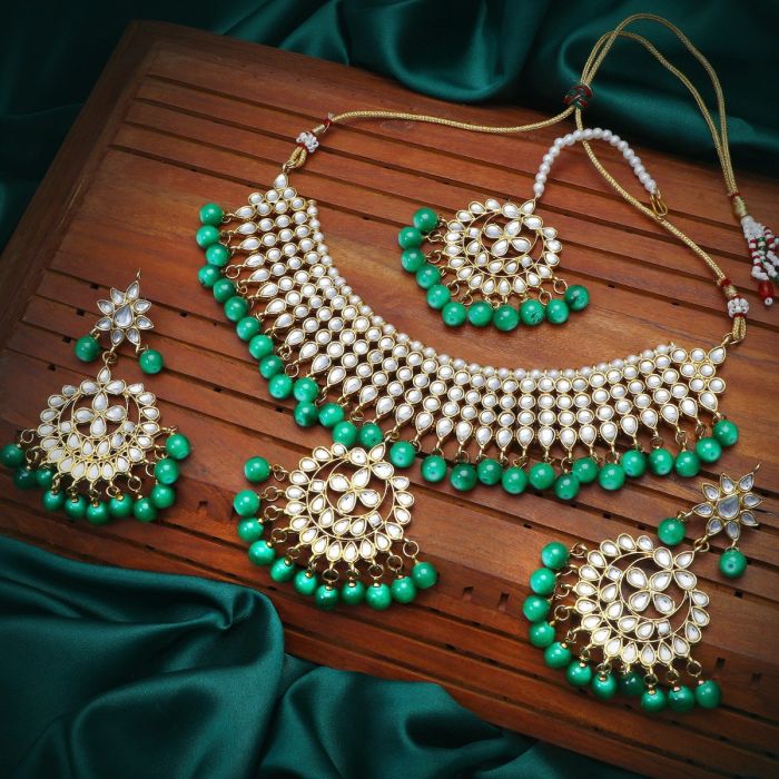 kundan jewelry sets for women turquoise