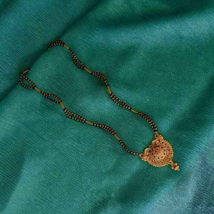 knitted traditional mangalsutra for women