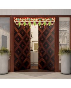 Gujrati Floral Kachhi Work Toran for Main Door 