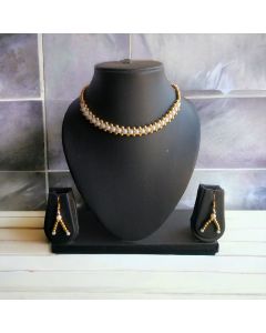 Beaded Necklace Set for Women - Off-white