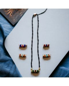 Fancy Mangalsutra with 5 Changeable Pendants