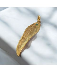 Oxidized Metal Incense Stick Holder Stand - golden