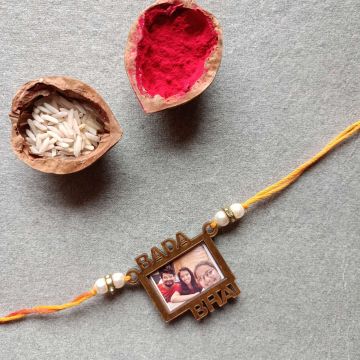 Bada Bhai Photo Resin Rakhi - MDF
