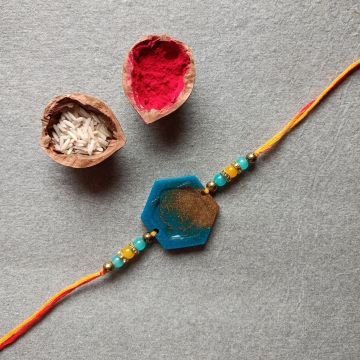 BGG Bro Resin Rakhi - Blue