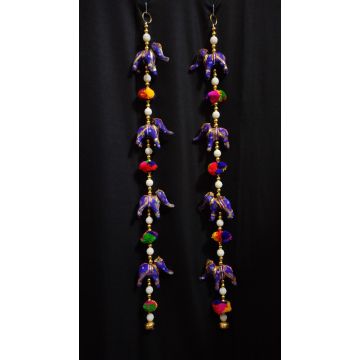 Elephant Door Hanging - Set of 2