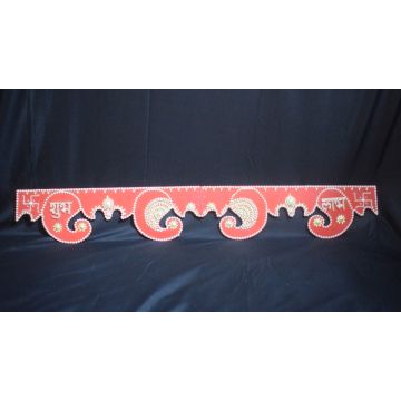 Handcrafted Wooden Toran for Main Door - 36 Inch