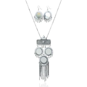 mirror work jewellery 
