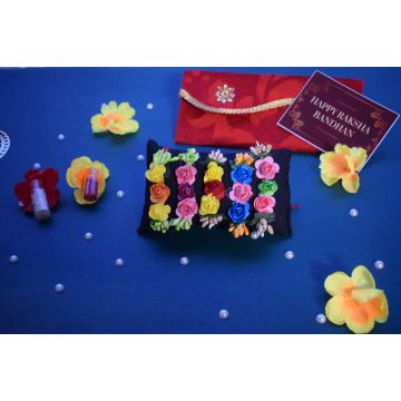Fancy Flower Rakhi for Sisters| Rakhi Set of 5