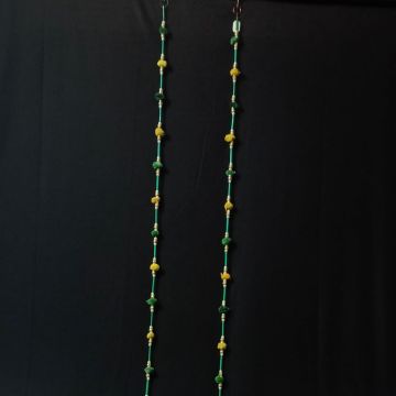 pom pom door side hangings - pair