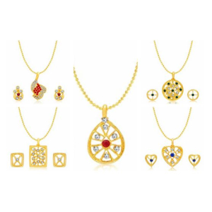 Sukkhi Chain Necklace Set with Pendant 