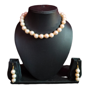 Handmade Pearl Jewellery Set for Women (Off-White)
