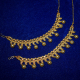 Gold Toned Payal for Bride| Anklet with Pearl Hangings 